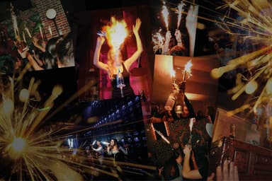 Des bars jouent avec le feu