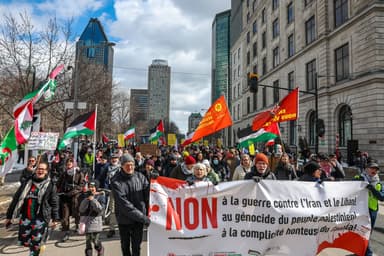 Conflit au Moyen-Orient | Manifestation à Montréal contre toute participation du Canada