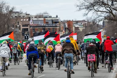 Manifestation à Montréal | À vélo pour la Palestine