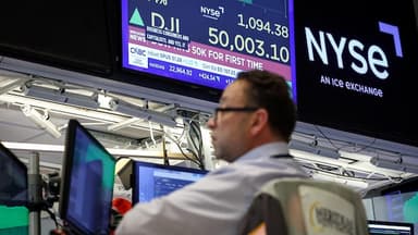 Le Dow Jones dépasse les 50 000 points pour la première fois de son histoire