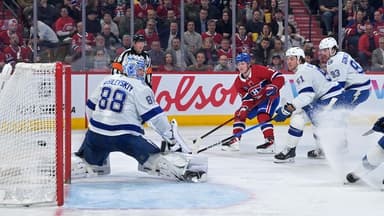 Caufield marque son 50e but de la saison dans une victoire contre le Lightning