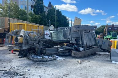 Deux fractures en trois jours | Le chantier de la ligne bleue « ne va pas bien », selon les syndicats