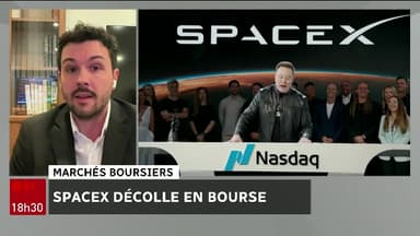 L'entrée en Bourse historique de SpaceX réjouit les marchés